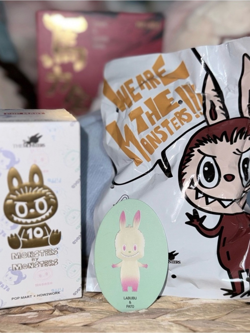 POP MART Labubu & Pato Keychain – The Monsters 10th Anniversary Series